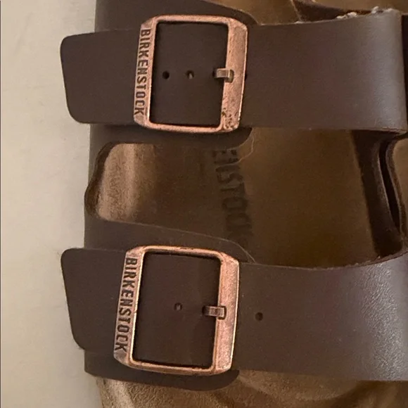 Birkenstock Arizona Brown Leather Sandals Men’s 44 / US 11–11.5 Excellent - Picture 3 of 8